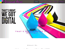 Tablet Screenshot of diamondprint.com